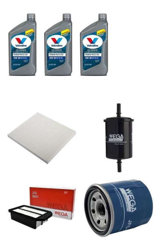 Kit Troca Óleo Valvoline 5w30 Prem. Para Hb20s 1.0 12v 2021