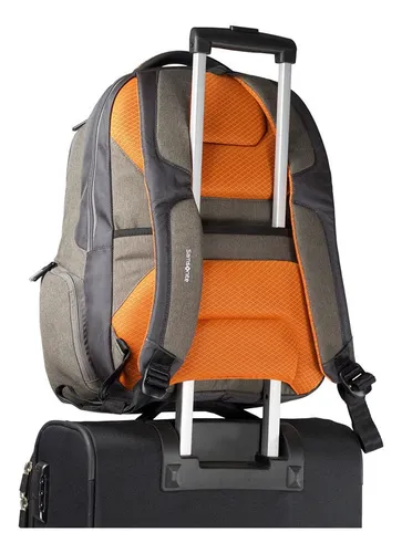Mochila Samsonite Escape Color Gris Diseño de la tela Liso | Cuotas sin  interés