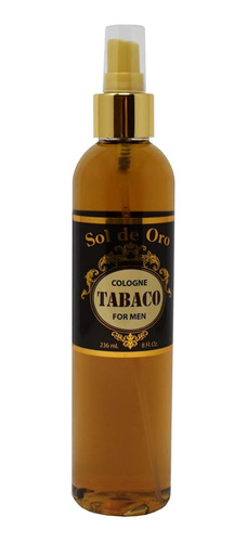 Sol De Oro Splash Colonia Tabaco Para Hombre