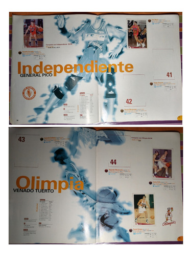Album Figuritas Olé Liga Nacional - Muy Bueno - Está Manu! (Usado)