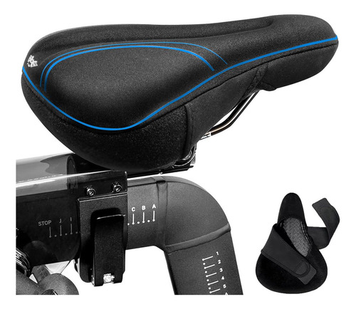 X Wing Bike Seat Cover Padded Memory Foam & Gel Fits Peloton