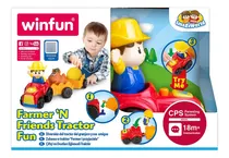Comprar Granjero Tractor Acoplado Winfun Juguete Animalito Infantil
