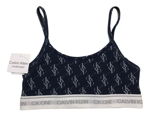 Top Calvin Klein Estampado Algodão Original