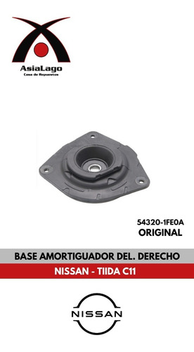 Base Amortiguador Del. Derecho Nissan Tiida Original 100%