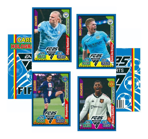 Kit 200 Cards Fc 2025 = 50 Pcs Cartas/figurinhas/cartinhas Fc 2025 Fifa Futebol
