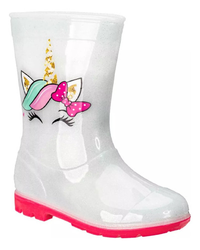 Bota De Lluvia Niña Niño Colores Unicornio Carro Cat