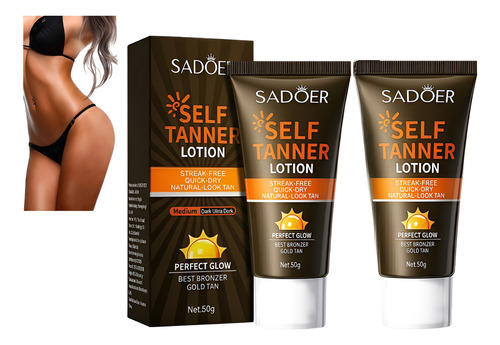 Gel Bronceador Intensivo, 2 Unidades, Consigue Un Bronceado