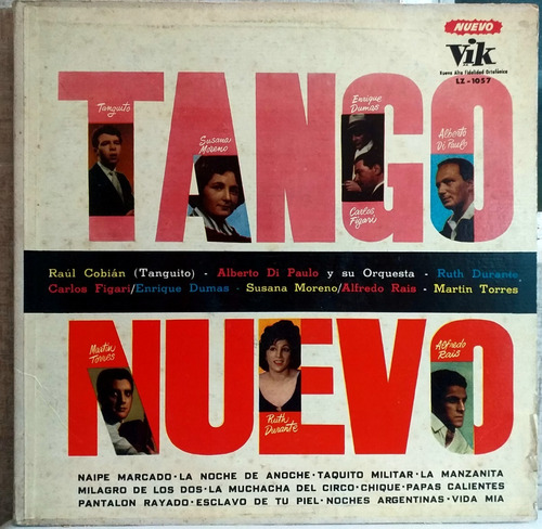 Tango Nuevo - Tanguito Ruth Durante Dumas - Lp Vinilo 1961