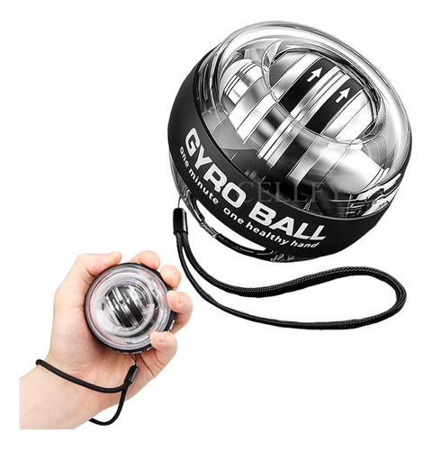 Gyro Ball Bola Giroscópio P/fortalecimento Muscular Punho