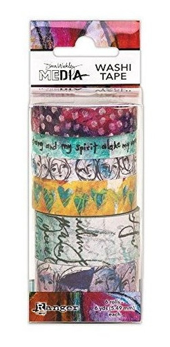 Ranger 1  6 Rollos De Dina Wakley Media Washi Tape