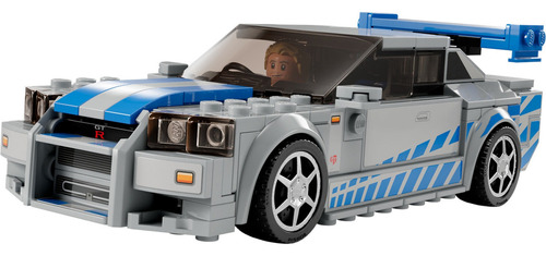 kit construcción Lego Speed Champions Nissan Skyline GT-R (R34) de 2 Fast 2 Furious 76917 3+