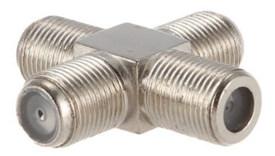 5 Empalme Cruz 4 Conector Rg6 Coaxial Terminal Tv Digital