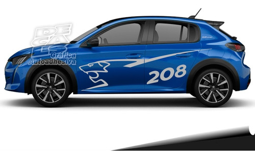 Calco Decoracion Peugeot 208 2020/22 Rally Juego