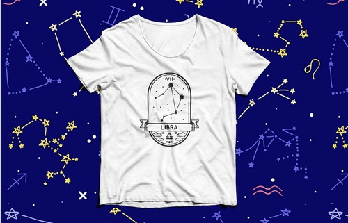 Remera Dama Signos Del Zodiaco Constelaciones