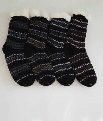 Meia Sapato Pantufa Inverno T rmico L Antiderrapante Adulto