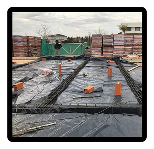 Hule O Plastico Negro 6x30m = 180m2 1ra Grues0 1a7