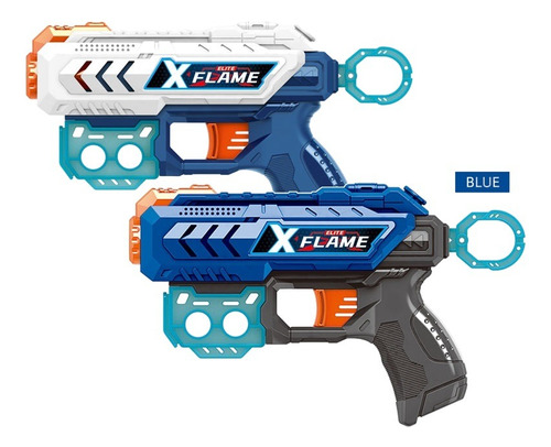 Pistolas X-flame Con 4 Botes Balas De Goma