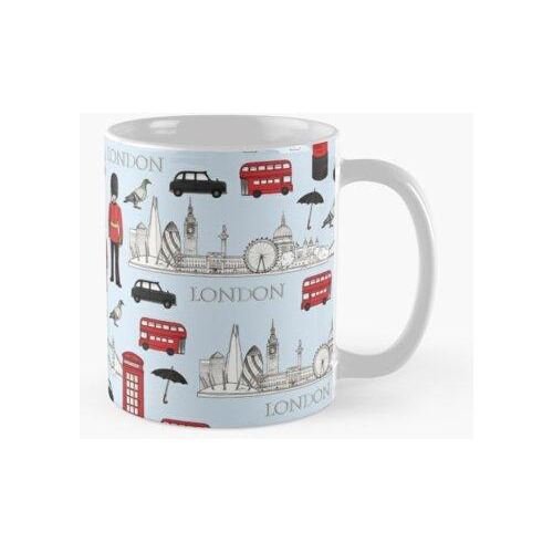 Taza Iconos Y Horizonte De Londres Calidad Premium