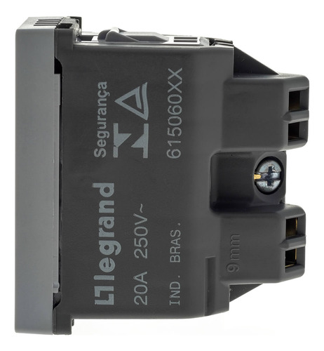 Tomada 10a Cinza Com Dimmer Variador Cinza 4x2 Pial Plus+