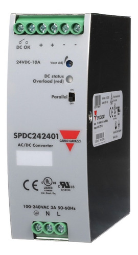 Spdc242401 Fuente Alimentacion 10 A Compacta 24 Vcd Gavazzi
