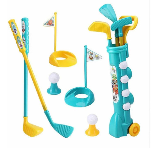 Set De Palos De Golf De Plástico Para Niños, Equipo De Golf