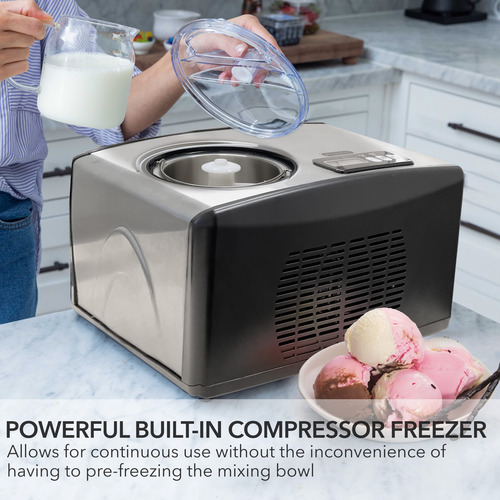 Máquina Para Hacer Helado Icm-15ls, 1.5 L