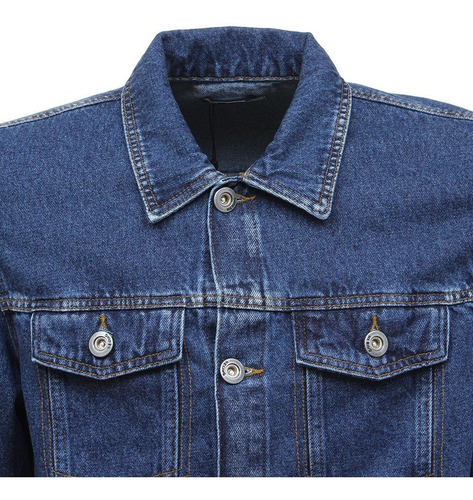 Imagem 2 de 4 de Jaqueta Jeans Azul Masculina Hering 31029