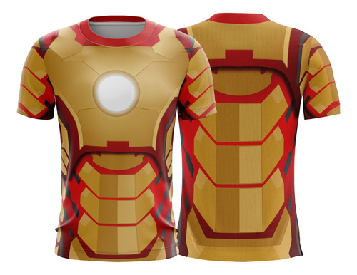 Camiseta Herois Unissex Personalizada Homem De Ferro