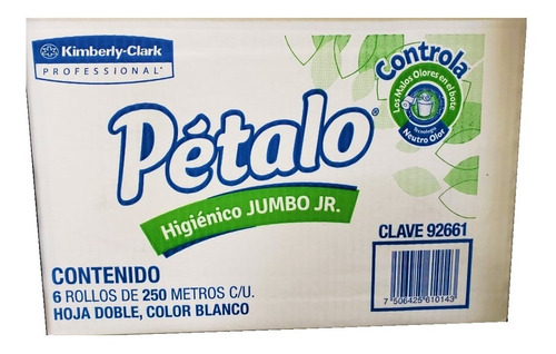 Papel Higienico Petalo Kimberly Clark 6 Rollos De 250mt C/u 