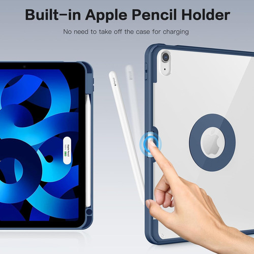 Funda Para iPad Air De 5ª Generación Con Soporte Para Lápiz