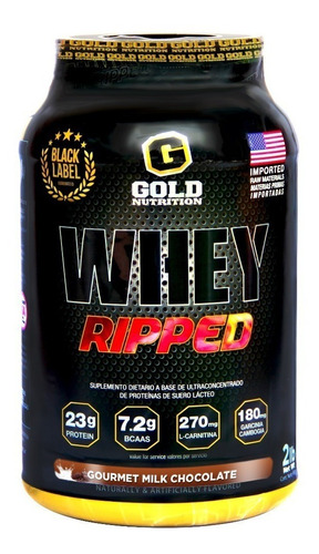 Whey Ripped 2lbs Gold Nutrition Proteina Con Matrix Fat Burn