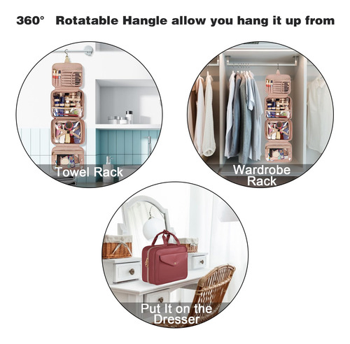 Cosmetiquera De Viaje, Bolsa De Maquillaje Con Gran