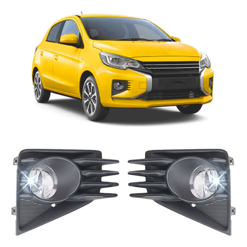 Luz Antiniebla Para Mitsubishi Mirage Bisel Juego Montaje Lr