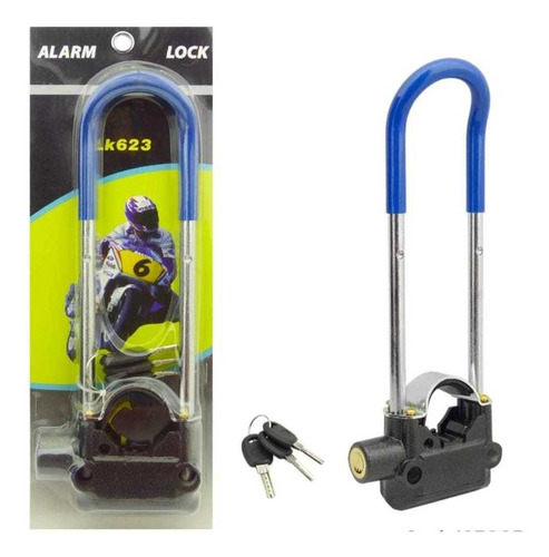 Candado U-lock Con Alarma Ideal Para Scooter, Moto O Bici