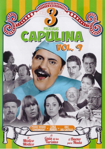 Capulina Volumen 9 Coleccion De 3 Peliculas Dvd