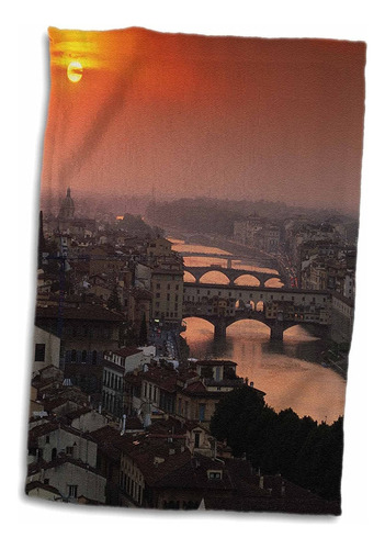 3d Rose Italia Toscana. Florencia Central Al Atardece