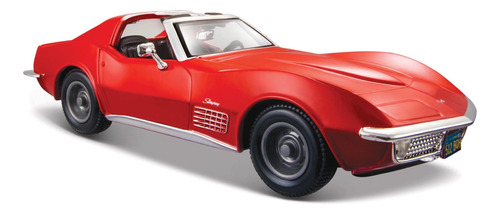 Maisto Modelo Compatible Con Chevrolet Corvette 1970 Red 1:2