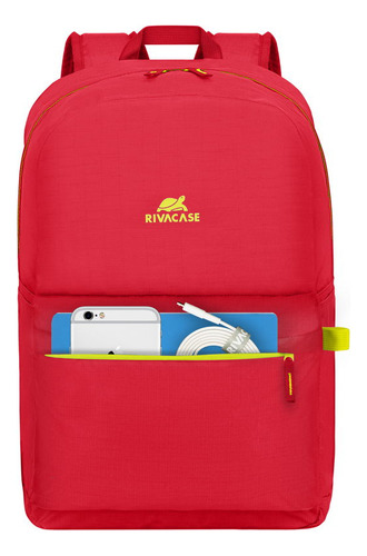 Mochila Urbana Rivacase M-5562 24 Litros Rojo Rojo