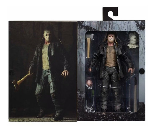 Imagen 2 de 2 de Figura Jason Voorhees 18cm Neca