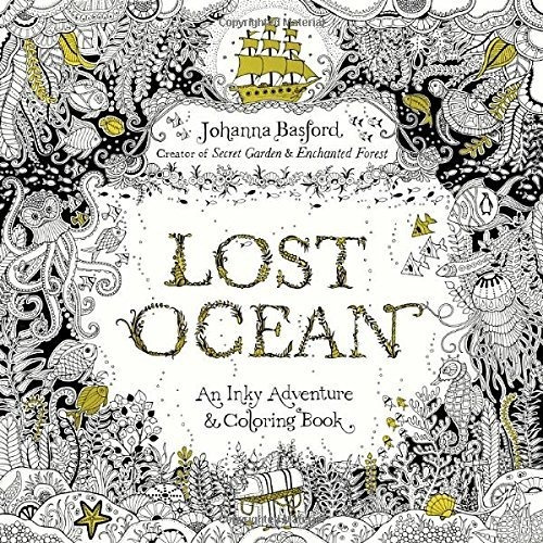 Perdido Océano: Una Tinta De Aventura Y Libro De Colorear