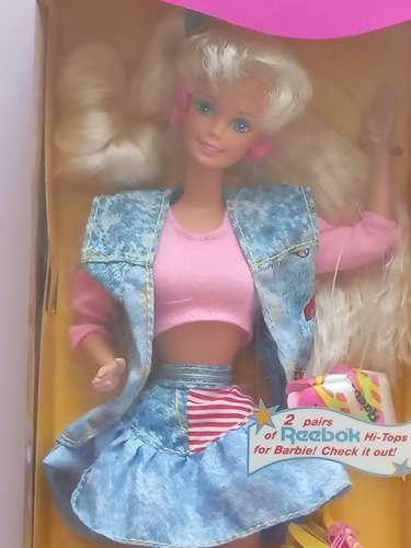 Barbie All American Reebok 1990 Antiga 80 90  Classica 