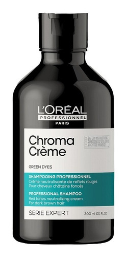 Chroma Creme Shampoo Verde Loreal Pro 300 Ml