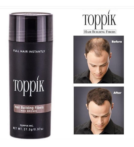 Imagen 2 de 3 de Promo Exclusiva 3 Frasco De Fibras Capilares Toppik Cabello