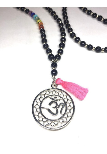 Collar Japamalas 7 Chakras Om