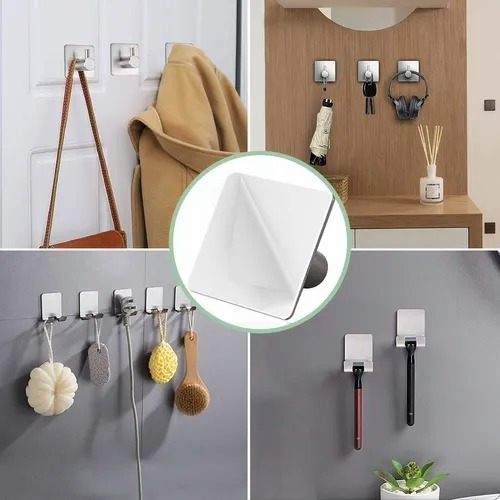 Imagen 4 de 10 de Juego De Accesorios De Baño Plata Mate, 7 Piezas