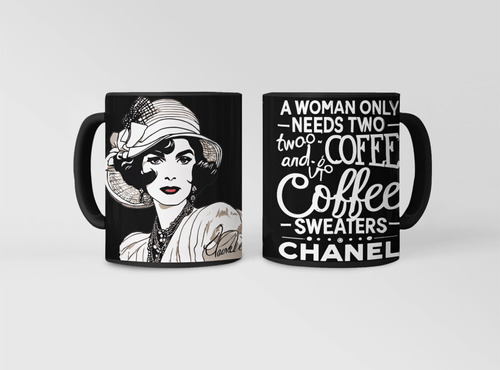 Taza Mágica Coco Chanel Moda Y Estilo