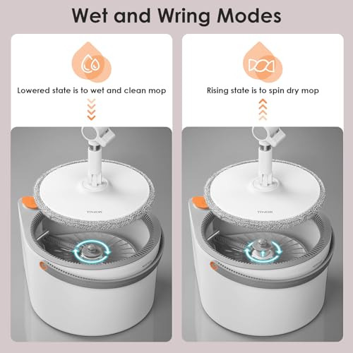 Spin Mop Or Home, For Limpiar Pisos, Paredes Y Ventanas De