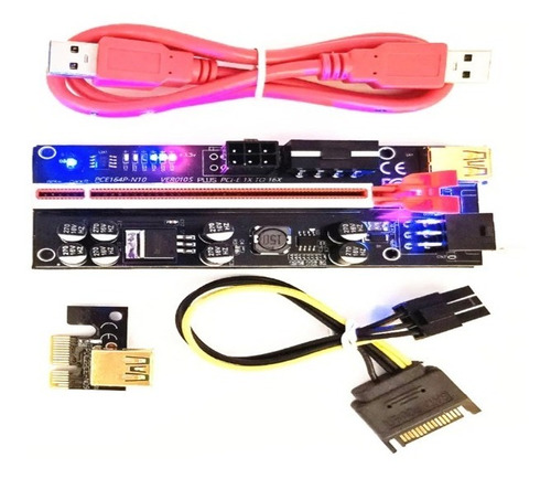 Riser Pci-e Version 10s Plus ! Btc Mineria Criptomoneda$ Usb