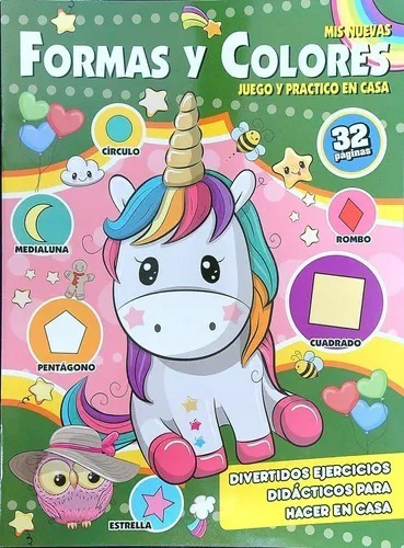 Mis Formas Y Colores Juego Y Practico En Casa Libro Infantil