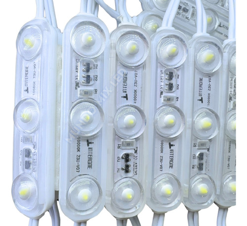 2500pçs Módulo De Led Interone 3led 12v 175º Ip68 2w 10.000k